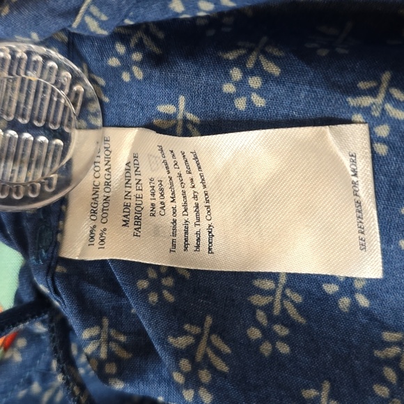 Faherty Lyla Floral Organic Cotton Cottagecore Midi Dress - Picture 9 of 10